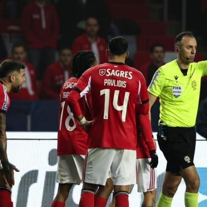 Penálti não assinalado e dois vermelhos: análise de Henriques Benfica-SC Braga