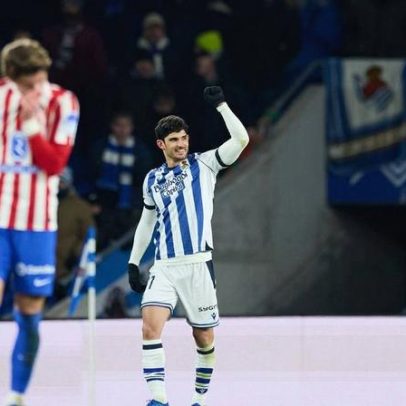 Gonçalo Guedes marca, Real Sociedad trava Atlético Madrid