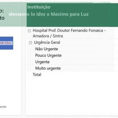 1 dia e meio de espera nas urgências com dados incorretos