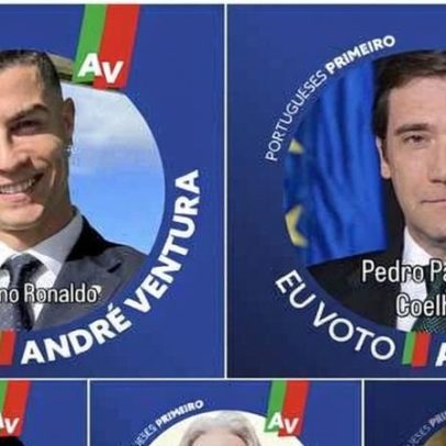 Celebridades anunciaram voto em Ventura nas redes sociais