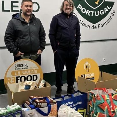 Sportinguistas de Famalicão ajudam quem mais precisa com 200 kg de alimentos