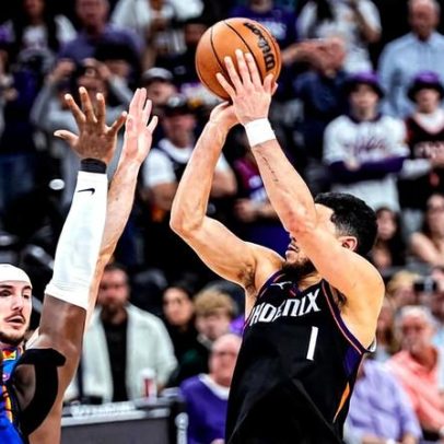 Triplo de Booker no último segundo vence Thunder