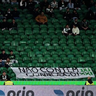 Claques do Sporting voltam a boicotar a Taça da Liga