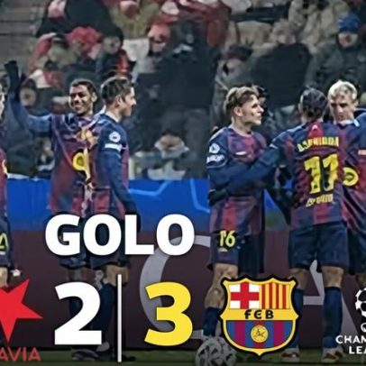Dani Olmo marca golaço em Praga após Fermín