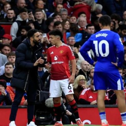 Conflito entre Amorim e estrela do United durante despedida