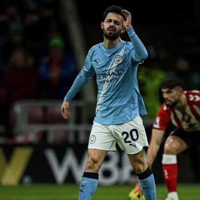 Bernardo Silva acreditava ter o primeiro golo nesta edição da Premier League