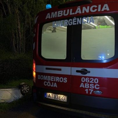 Carro despista-se em Arganil