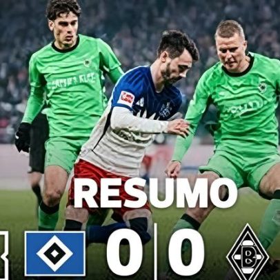 Fábio Vieira titular pelo Hamburgo no empate 0-0 com o Borussia Mönchengladbach
