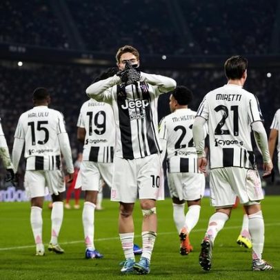 Juventus goleia na Série A e aproxima-se da liderança