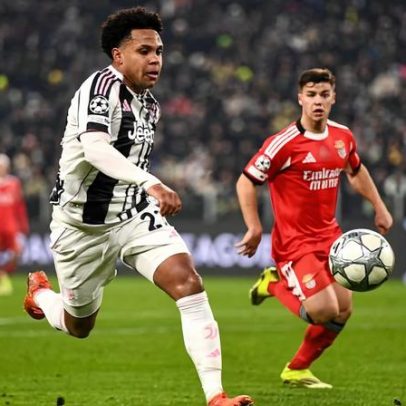 Juventus domina defesa do Benfica e marca novamente