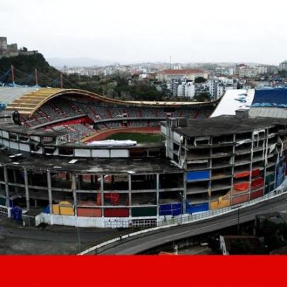 Leiria acorda com estádio destruído e sem energia durante o dia