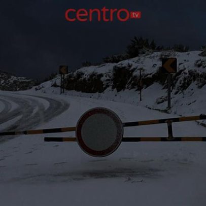 Queda de neve bloqueia acessos à Torre na Estrela
