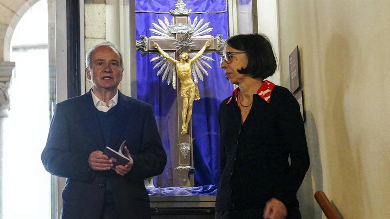 Domingos Bragança presente na inauguração da exposição “A Paixão em Guimarães”