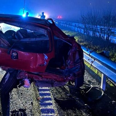 Mulher despista-se, sai do carro e morre atropelada na A7 em Famalicão