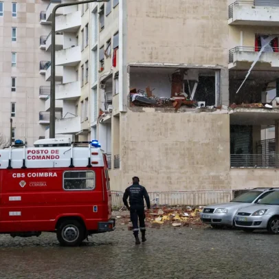 Explosão em prédio de Coimbra deixa cinco feridos e 35 desalojados