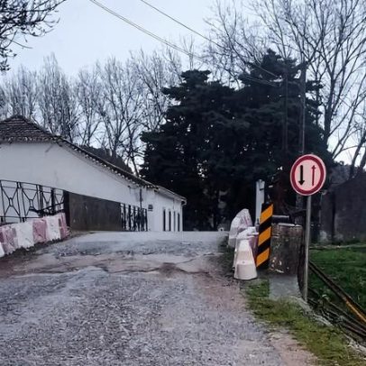 Ponte da Panela fecha ao trânsito entre São Vicente do Paul e Vale de Figueira