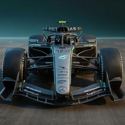 Mercedes revela carro mais pequeno e estreito para o Mundial de 2026