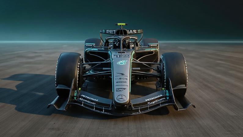 Carro da Mercedes para o Mundial de Fórmula 1