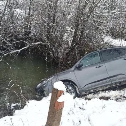 Ferido em despiste na EN308 em Bragança