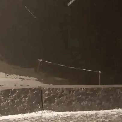 Neve chega ao ponto mais alto do Algarve