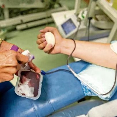 Dádivas de sangue sofrem queda acentuada nos últimos dois anos