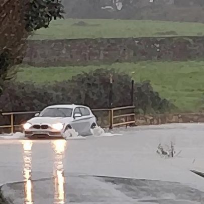 Estrada de Barcelos cortada devido às cheias