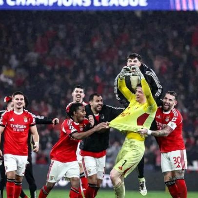 Benfica vence Real Madrid e avança na Champions com golo de Trubin