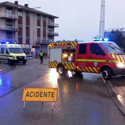 Colisão entre carro e mota deixa ferido grave em Carregosa