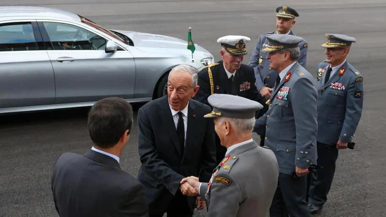 Marcelo Rebelo de Sousa na Academia Militar