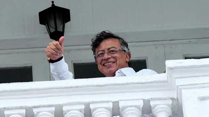 O presidente da Colômbia, Gustavo Petro