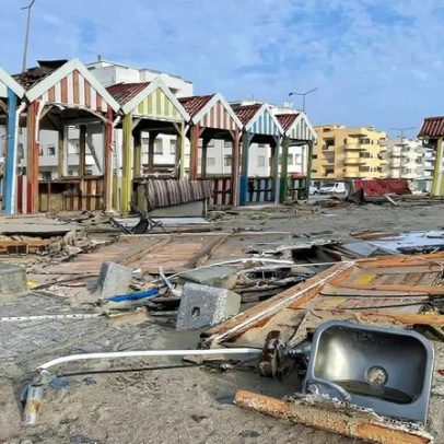 Ministros e comissário europeu não chegam à Praia da Vieira, Marinha Grande