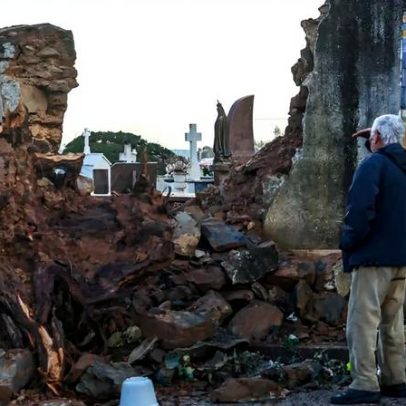 Populações recuperam da tempestade mais forte registada
