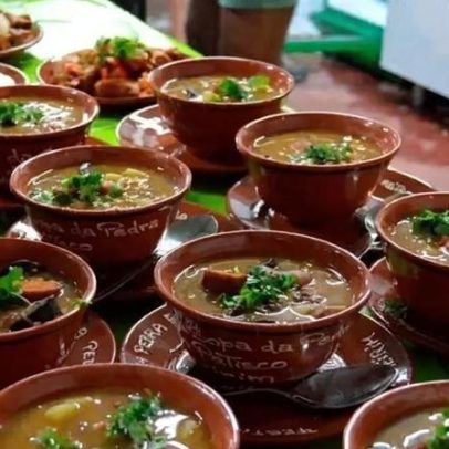 Sopa da Pedra Solidária une sete cidades
