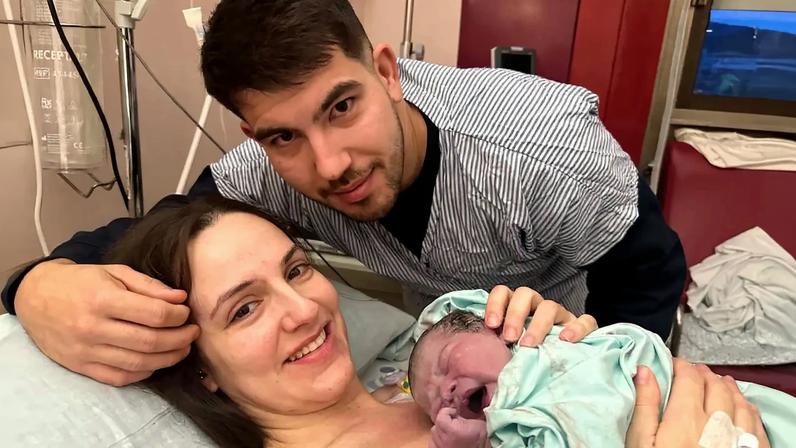 Lara é a segunda filha do casal