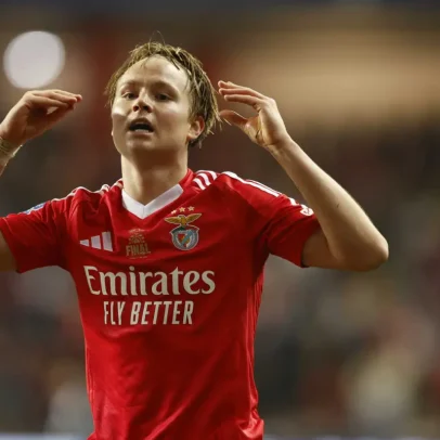 Schjelderup no onze inicial do Benfica frente ao Real Madrid
