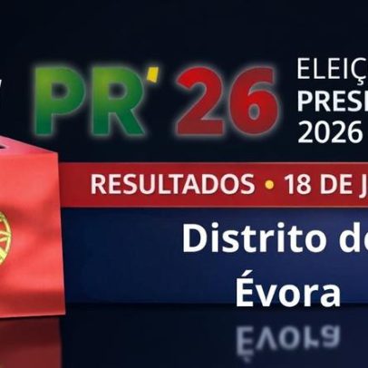 Presidenciais 2026: Resultados no Distrito de Évora