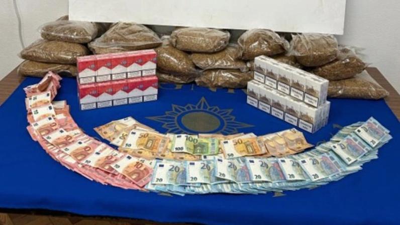 GNR apreende 55 quilos de tabaco ilegal e 12.500 euros em Évora