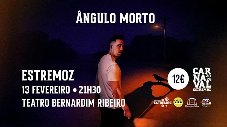 Estremoz: André Karaté sobe ao palco do Teatro Bernardim Ribeiro com “Ângulo Morto”