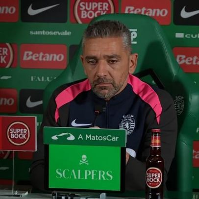 Rui Borges comenta a diferença pontual do Benfica.