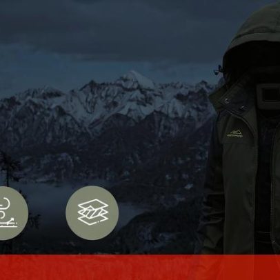 Casaco KEFITEVD à prova dos invernos rigorosos com grande desconto na Amazon