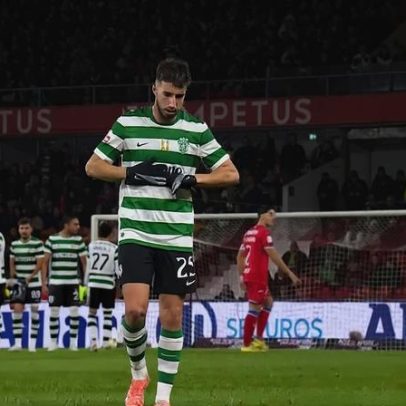 O terreno inclinado na segunda parte do Gil Vicente-Sporting