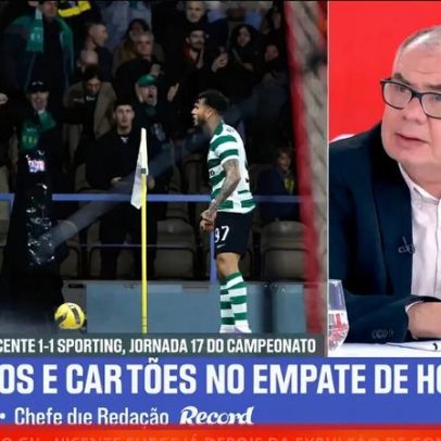Gustavo Varela aceita decisão do árbitro e evita duelo com guarda-redes Sporting