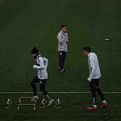 Rafa treina com o Besiktas durante estágio em Antalya