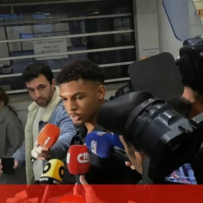 Luís Guilherme chega a Lisboa com objetivo de ser campeão pelo Sporting
