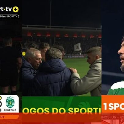 Pós Gil Vicente-Sporting: incidentes entre jogadores, pontapé de Suárez
