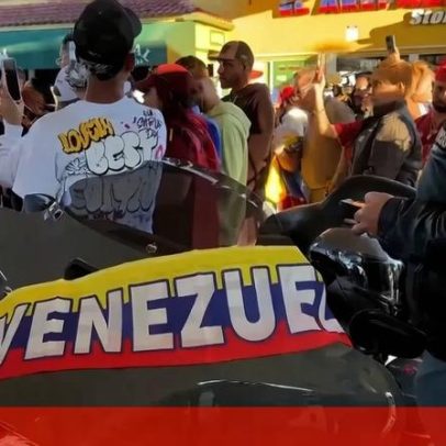 Venezuelanos na Flórida comemoram captura de Maduro