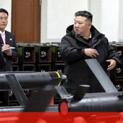 Kim Jong Un visita fábrica de armas e ordena produção mais que duplicar