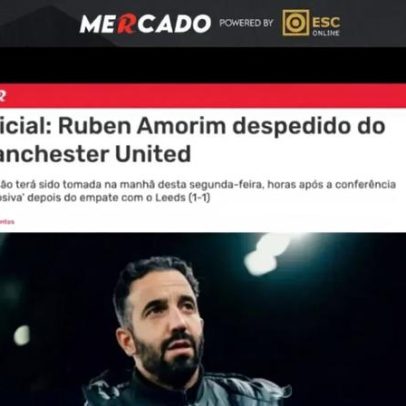 Amorim despedido do United; Sporting avança por Faye, português à espreita