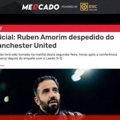 Amorim despedido do United; Sporting avança por Faye