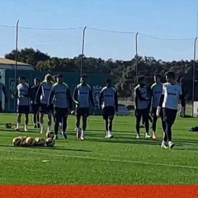 Luis Guilherme já treina com o Sporting